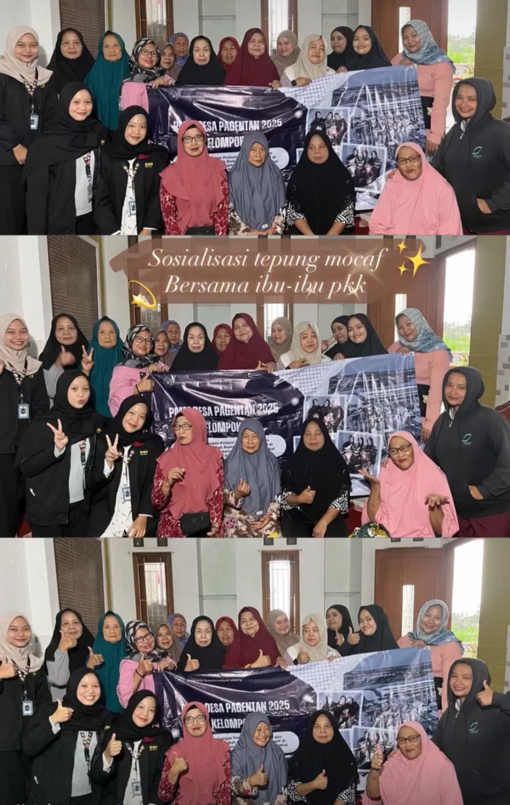 Dukung Pangan Lokal, Mahasiswa PMM UMM Lakukan Sosialisasi Tepung MOCAF di Desa Pagentan