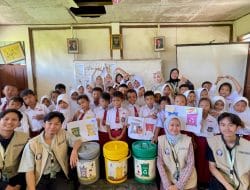 Bangun Kesadaran Lingkungan Sejak Dini, Mahasiswa KKN-T IDBU 69 UNDIP Gelar Sosialisasi Pemilahan Sampah di SDN 02 Sugihmanik