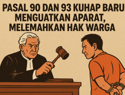 Pasal 90 dan 93 KUHAP Baru: Menguatkan Aparat, Melemahkan Hak Warga