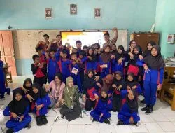 Kenalkan Konsep “RATAGA”, Mahasiswa KKN Undip Ajak Siswa SD Mutihan Pahami Struktur Tahan Gempa Lewat Tantangan Menara Sedotan