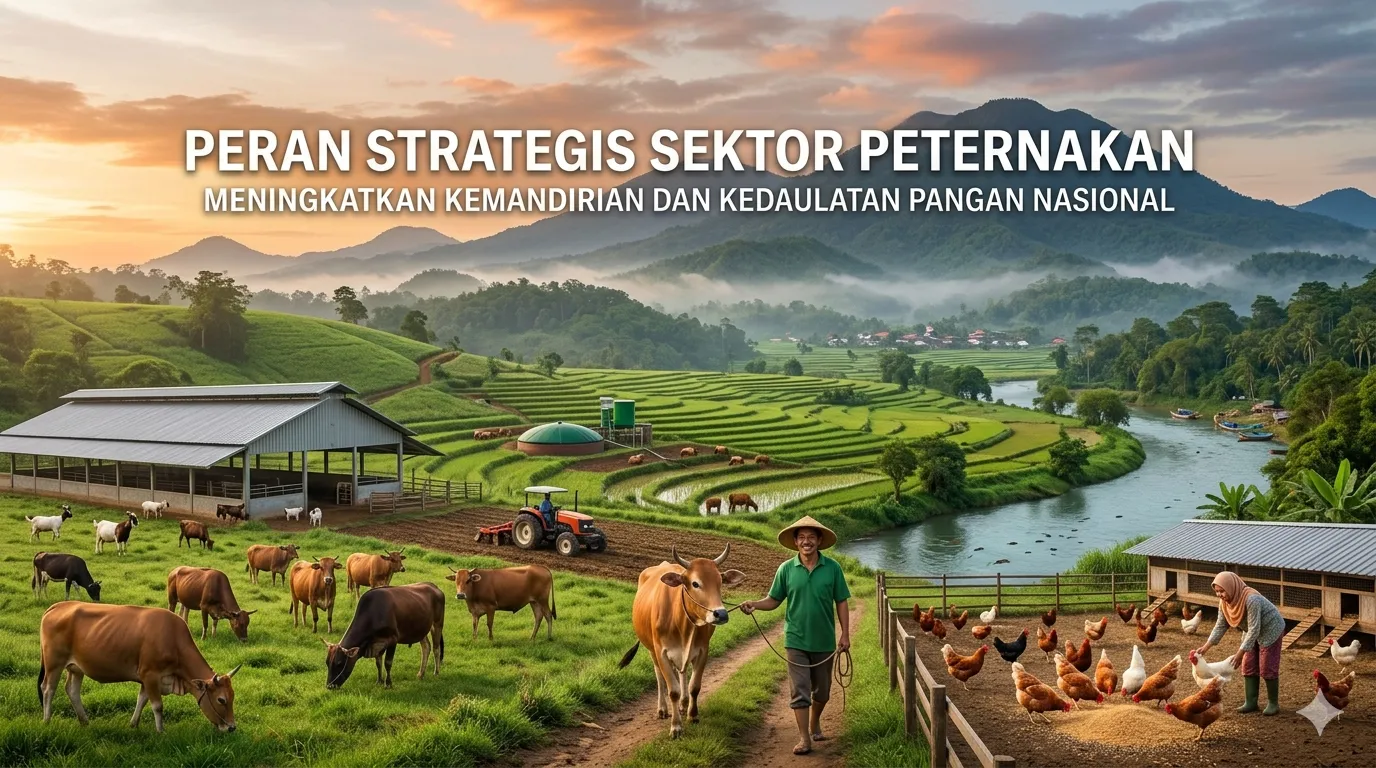 Peran Strategis Sektor Peternakan dalam Mendukung Kemandirian dan Kedaulatan Pangan Nasional