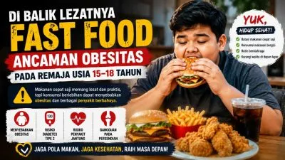 Di Balik Lezatnya Fast Food: Ancaman Obesitas pada Remaja Usia 15-18 Tahun